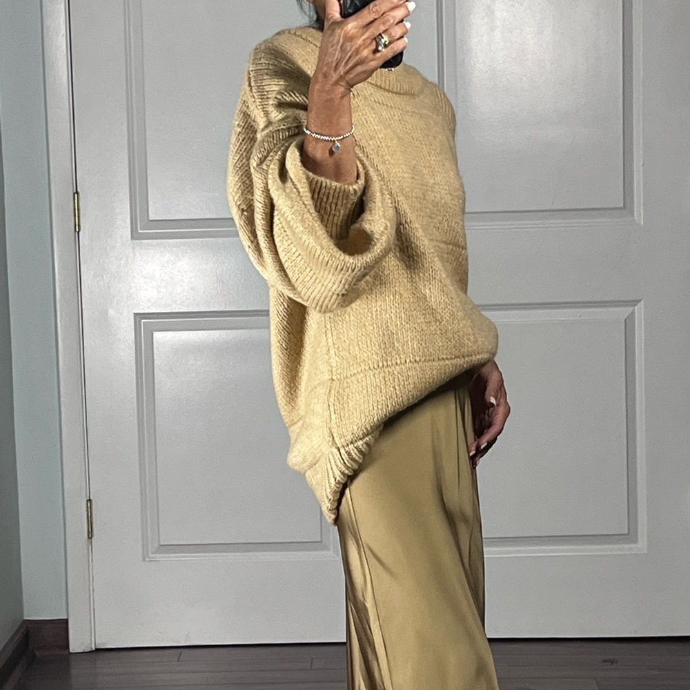 ASOS design oversized balloon sleeves sweater size 6 - Picture 3 of 13